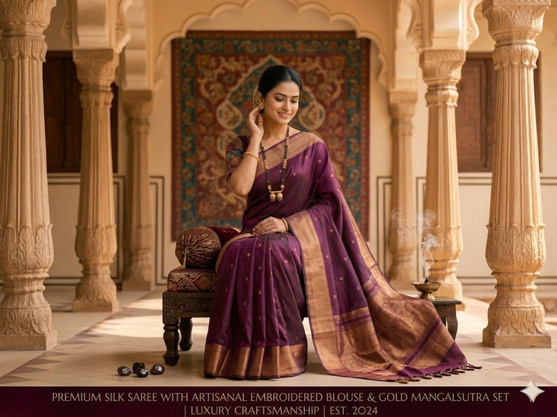 Heritage Elegance: The Royal Purple Silk Collection