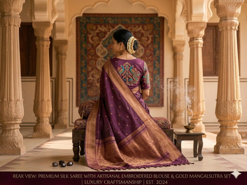 Heritage Elegance: The Royal Purple Silk Collection
