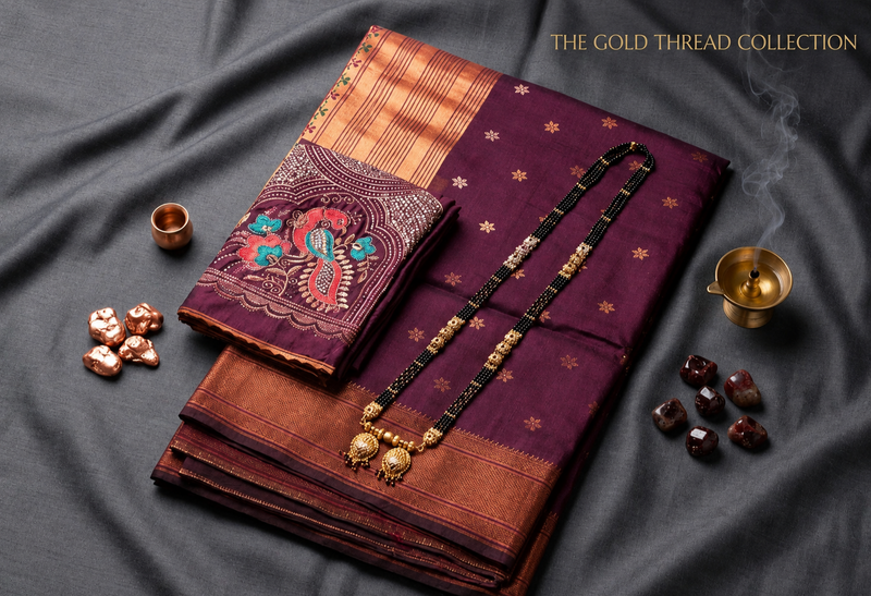 Heritage Elegance: The Royal Purple Silk Collection